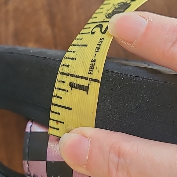 VANS Cayucas Mega Platform Purple/Black Holographic Slider Sandal Women's sz 9 - Picture 11 of 13